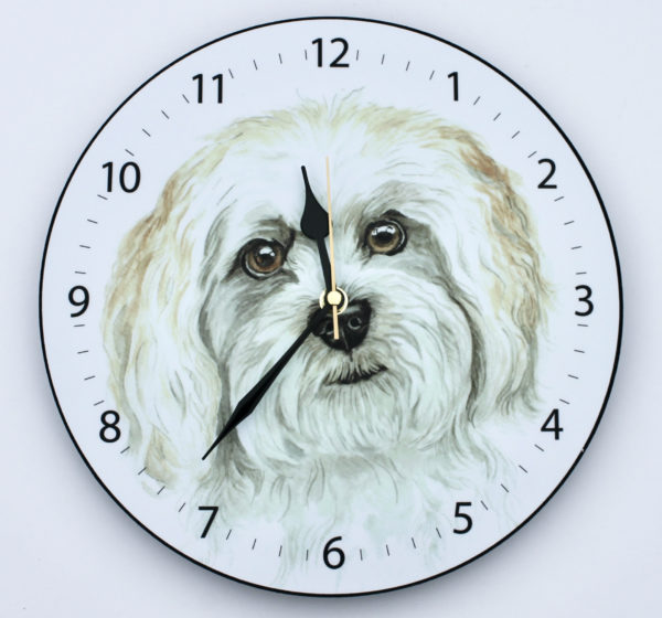 Cavachon Dog Wall Clock (CLK-256)