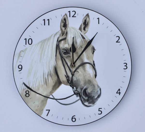Palomino Horse Wall Clock CLK-EQ04