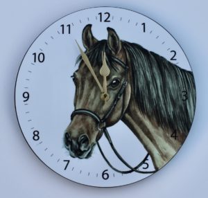 Bay Horse Wall Clock CLK-EQ05