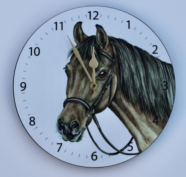 Bay Horse Wall Clock CLK-EQ05