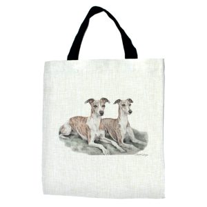 Whippet-Pair Tote bag