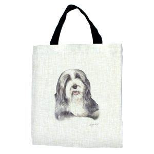 Bearded Collie Tote Bag