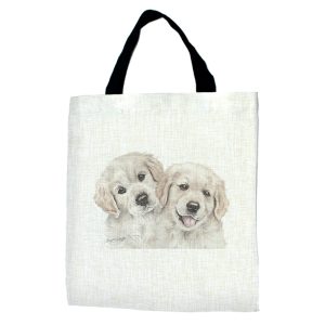 Golden Retriever Puppies Tote Bag