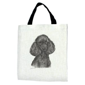 Miniature Poodle Dog Tote Bag
