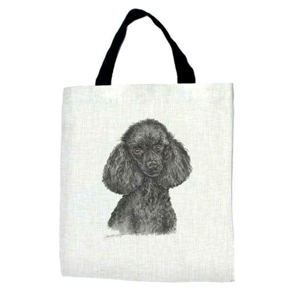 Miniature Poodle Dog Tote Bag