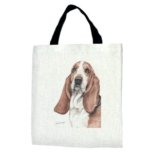 Basset Hound Dog Tote Bag