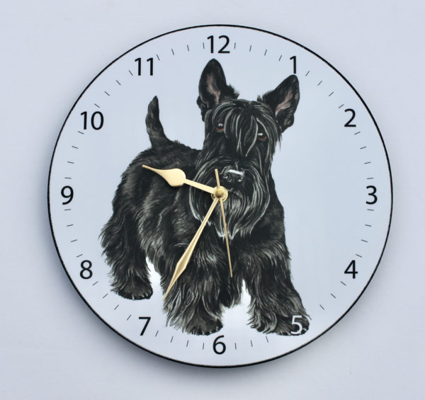 Scottish Terrier Dog Bredd Wall Clock (CLK-206)