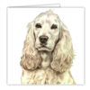 Cocker Spaniel Dog Art Card / Greetings Card (AC-142) - Image 2