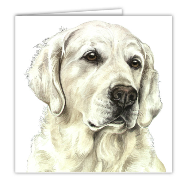 Golden Retriever Art Card / Greetings Card (AC-144) - Image 2