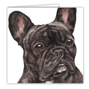 French Bulldog Art Card / Greetings Card (AC-192)