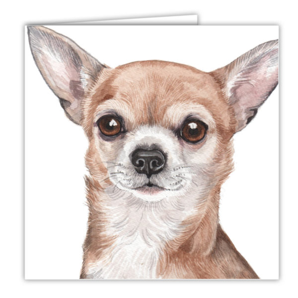 Chihuahua Art Card / Greetings Card (AC-198)