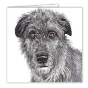 Irish Wolfhound Art Card / Greetings Card (AC-201)