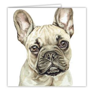 French Bulldog Fawn Art Card / Greetings Card (AC-229)