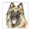 Belgian Shepherd Art Card / Greetings Card (AC-238) - Image 2