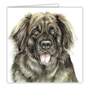Leonberger Dog Art Card / Greetings Card (AC-249)