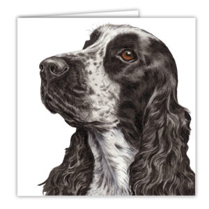 Cocker Spaniel Dog Art Card / Greetings Card (AC-49)