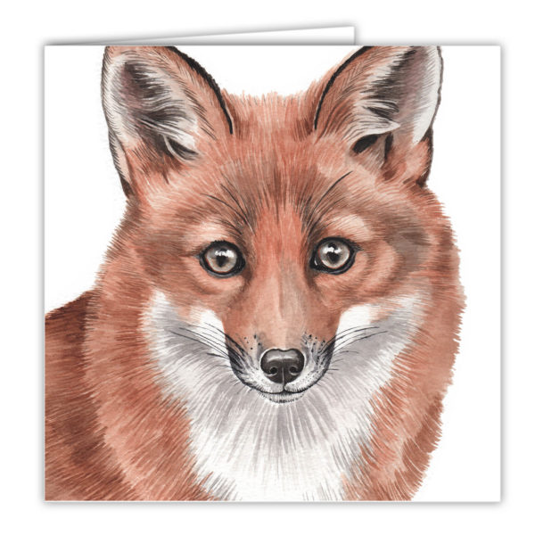 Fox Art Card / Greetings Card (AC-WL05) - Image 2