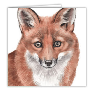 Fox Art Card / Greetings Card (AC-WL05)