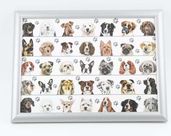 Dogs In Lines Lap Tray (VLT-LD01)