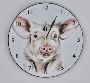 Pig Wall Clock (CLK-FY01)