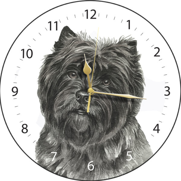 Cairn Terrier Dog Clock