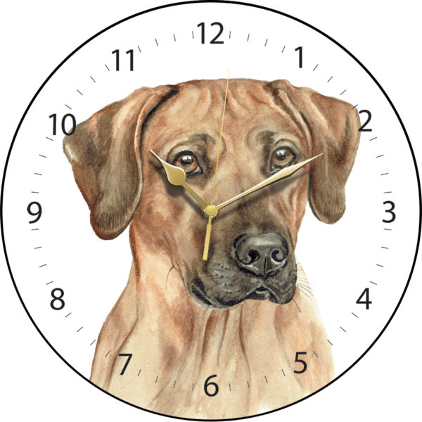 Rhodesian Ridgeback Dog Clock