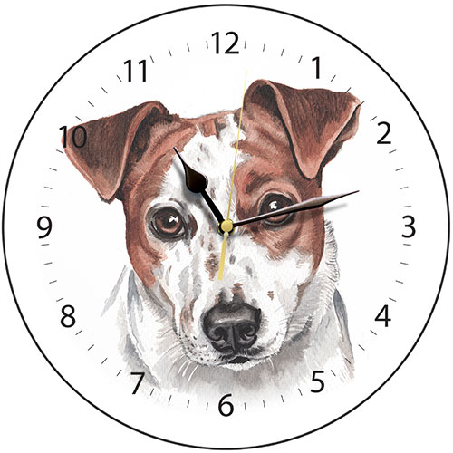 Jack Russell Dog Clock