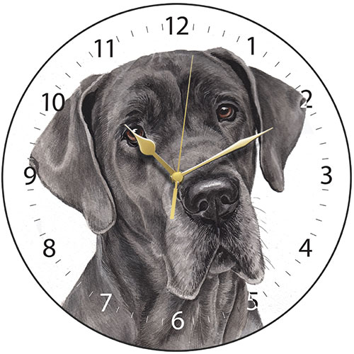 Great Dane Dog Clock
