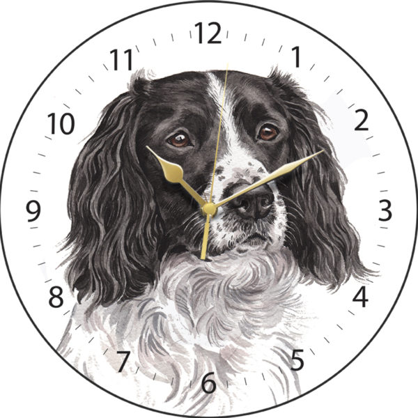 Springer Spaniel Dog Clock