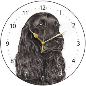 Cocker Spaniel Dog Clock