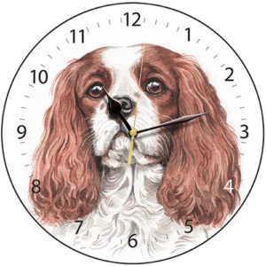 Cavalier King Charles Spaniel Dog Clock