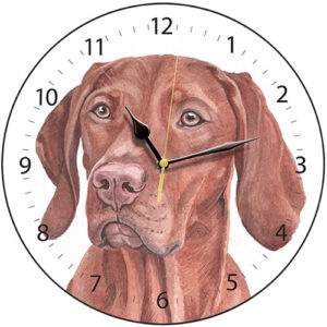 Hungarian Vizsla Dog Clock