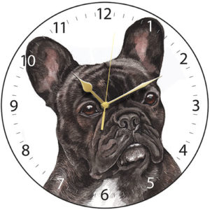 French Bulldog Dog Clock