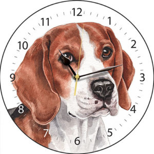 Beagle Dog Clock