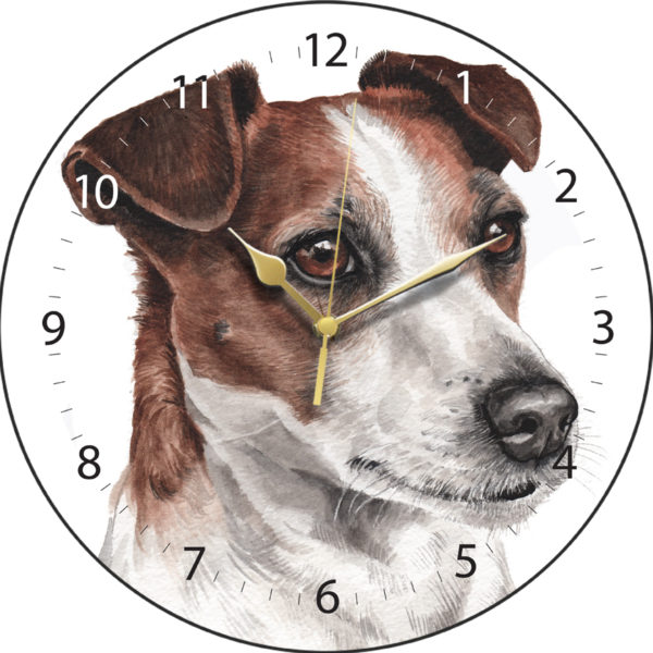 Jack Russell Dog Clock