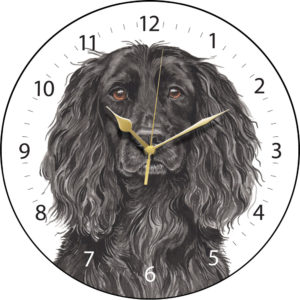 Working Cocker Spaniel Dog Clock