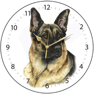German Shepherd Dog Clock