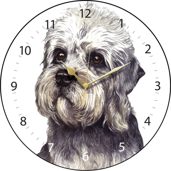Dandie Dinmont Dog Clock