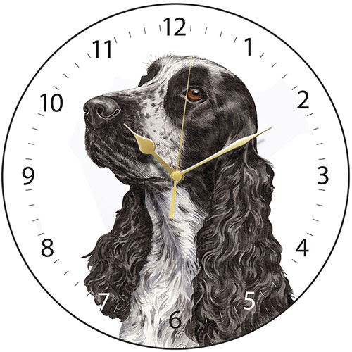 Cocker Spaniel Dog Clock