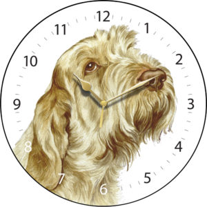 Italian Spinone Dog Clock