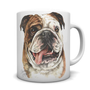 British Bulldog Ceramic Mug by Waggydogz