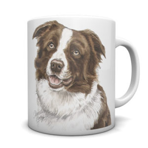 Border Collie Ceramic Mug by Waggydogz