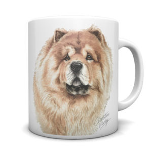 Chow Chow Ceramic Mug by Waggydogz