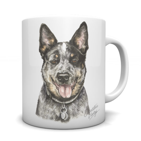 Australian Cattle Dog Ceramic Mug by Waggydogz