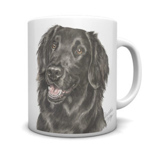 Flat-Coated Retriever Ceramic Mug by Waggydogz