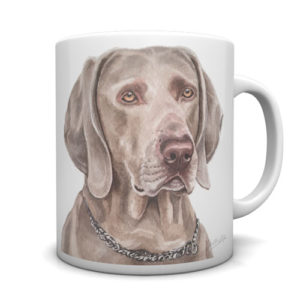 Weimaraner Ceramic Mug by Waggydogz