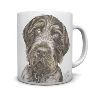 German Wirehaired Pointer Ceramic Mug by Waggydogz