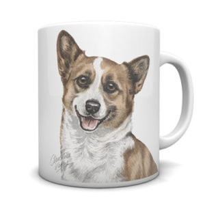 Corgi Ceramic Mug by Waggydogz