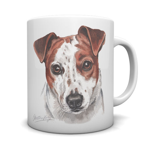 Jack Russell Ceramic Mug by Waggydogz