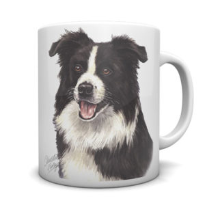 Border Collie Ceramic Mug by Waggydogz